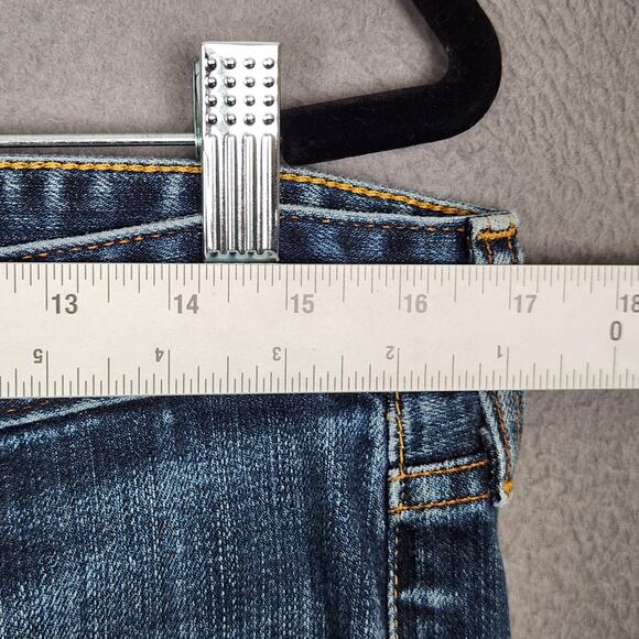 AG Adriano Goldschmied Jeans Mens 34x34 Blue Matchbox Slim Straight Actual 34X29 - Picture 3 of 16